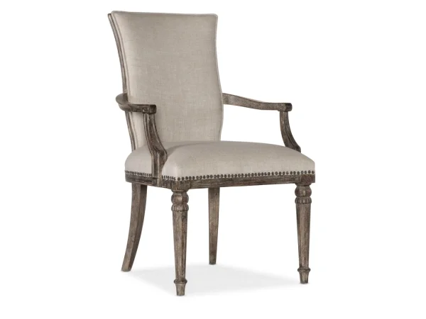Traditions Upholstered Arm Chair Chairs & Benches Beige
