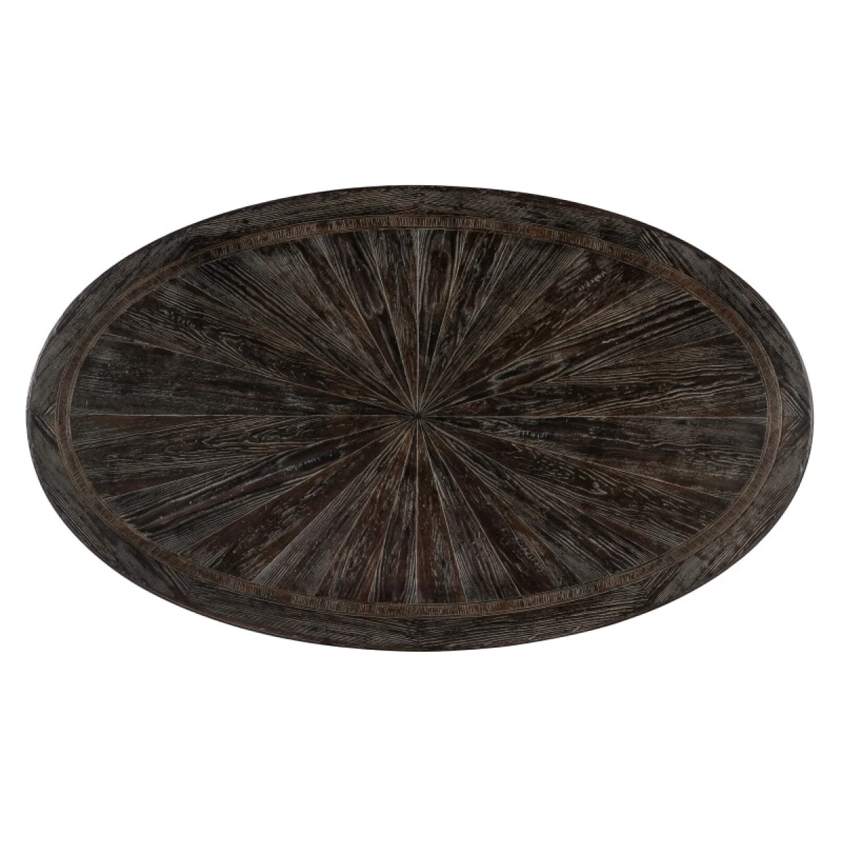 Traditions Oval Cocktail Table Cocktail & Coffee Tables Brown 7