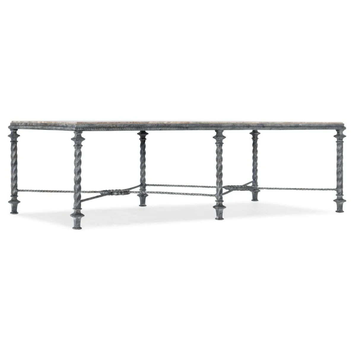 Traditions Rectangle Cocktail Table Cocktail & Coffee Tables Brown 4