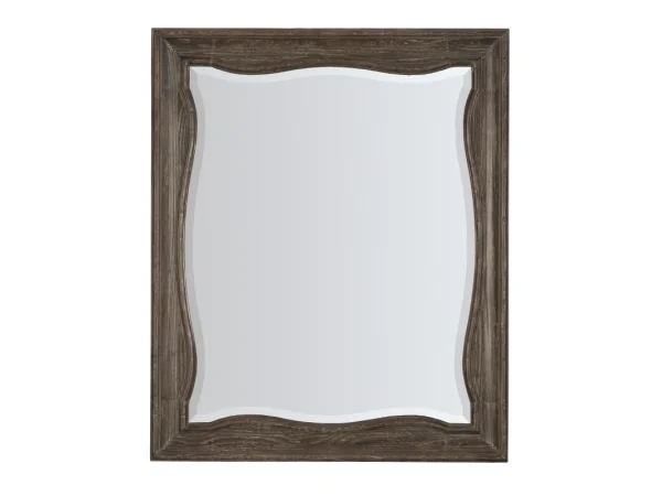 Traditions Landscape Mirror Bedroom Mirrors Brown