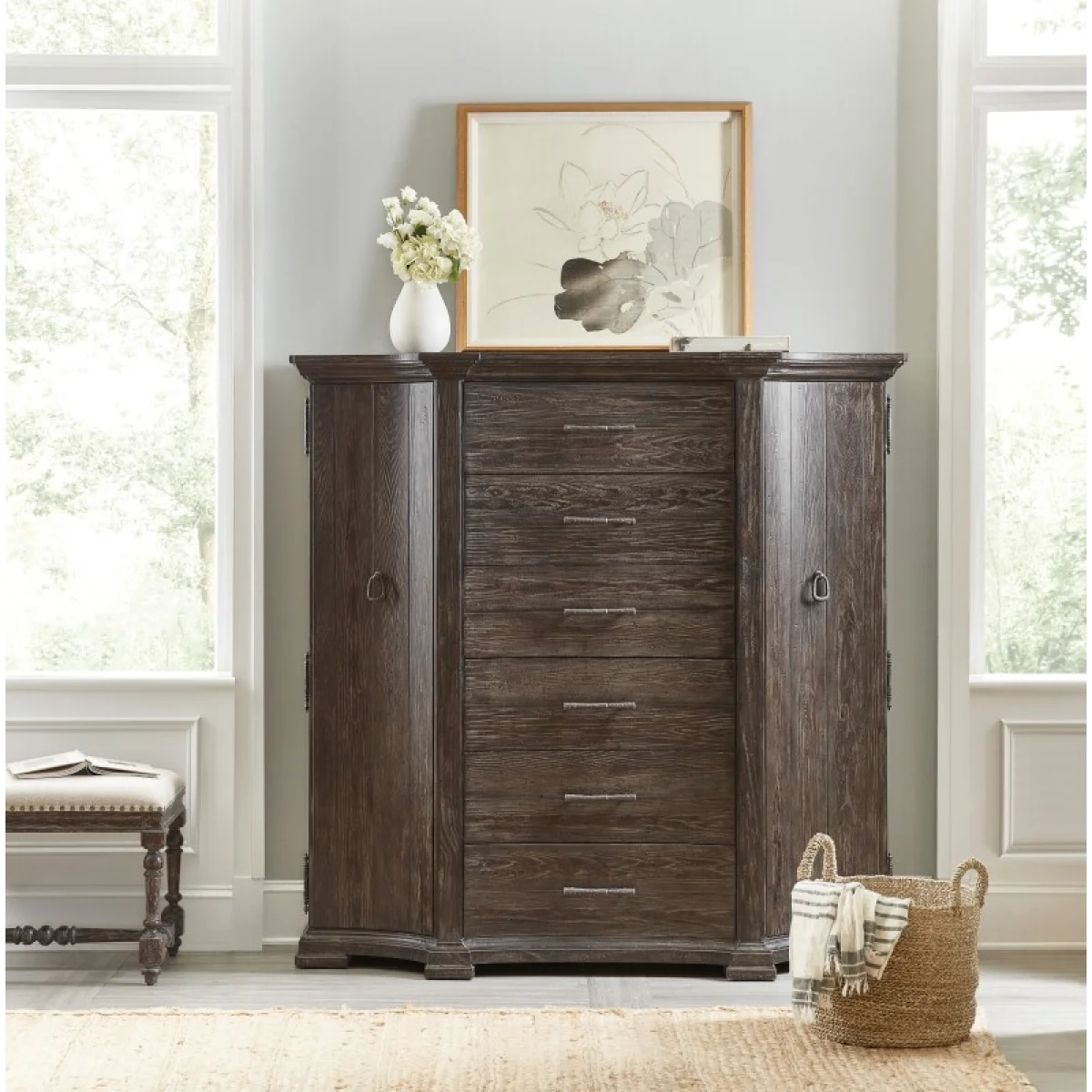 Traditions Gentlemans Chest Dressers Brown 8
