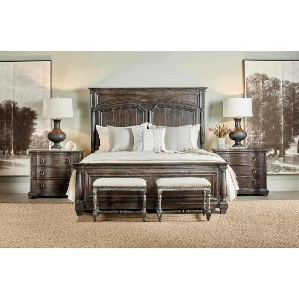 Traditions King Panel Bed Beds Beds 6