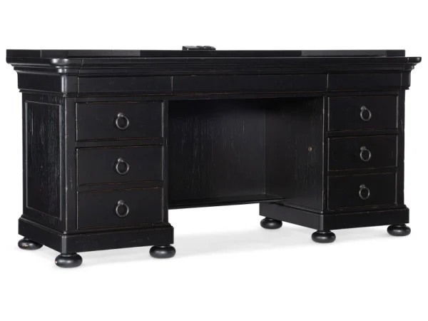 Bristowe Computer Credenza Desks black
