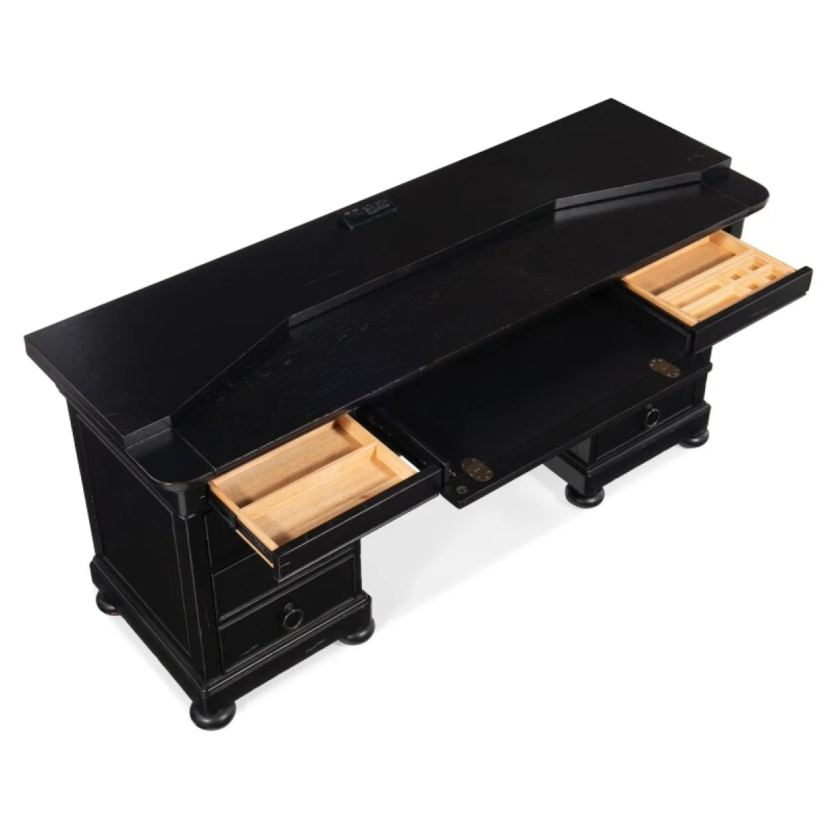 Bristowe Computer Credenza Desks black 7