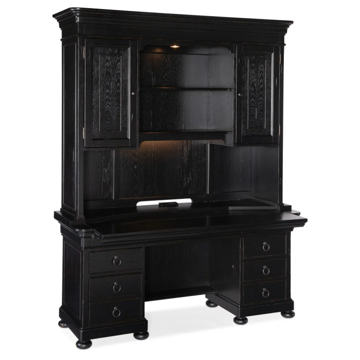 Bristowe Computer Credenza Desks black 10