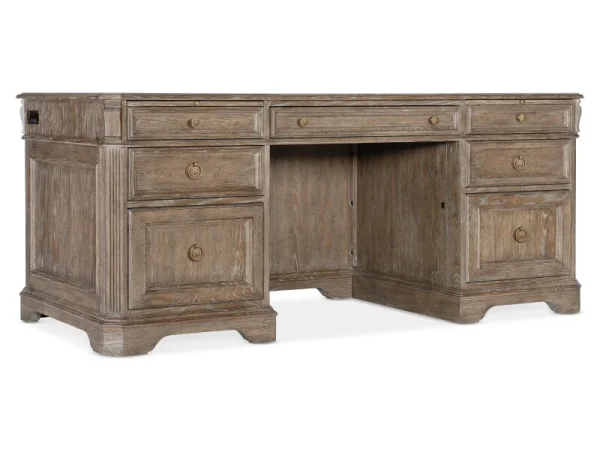Sutter Executive Desk Desks Brown