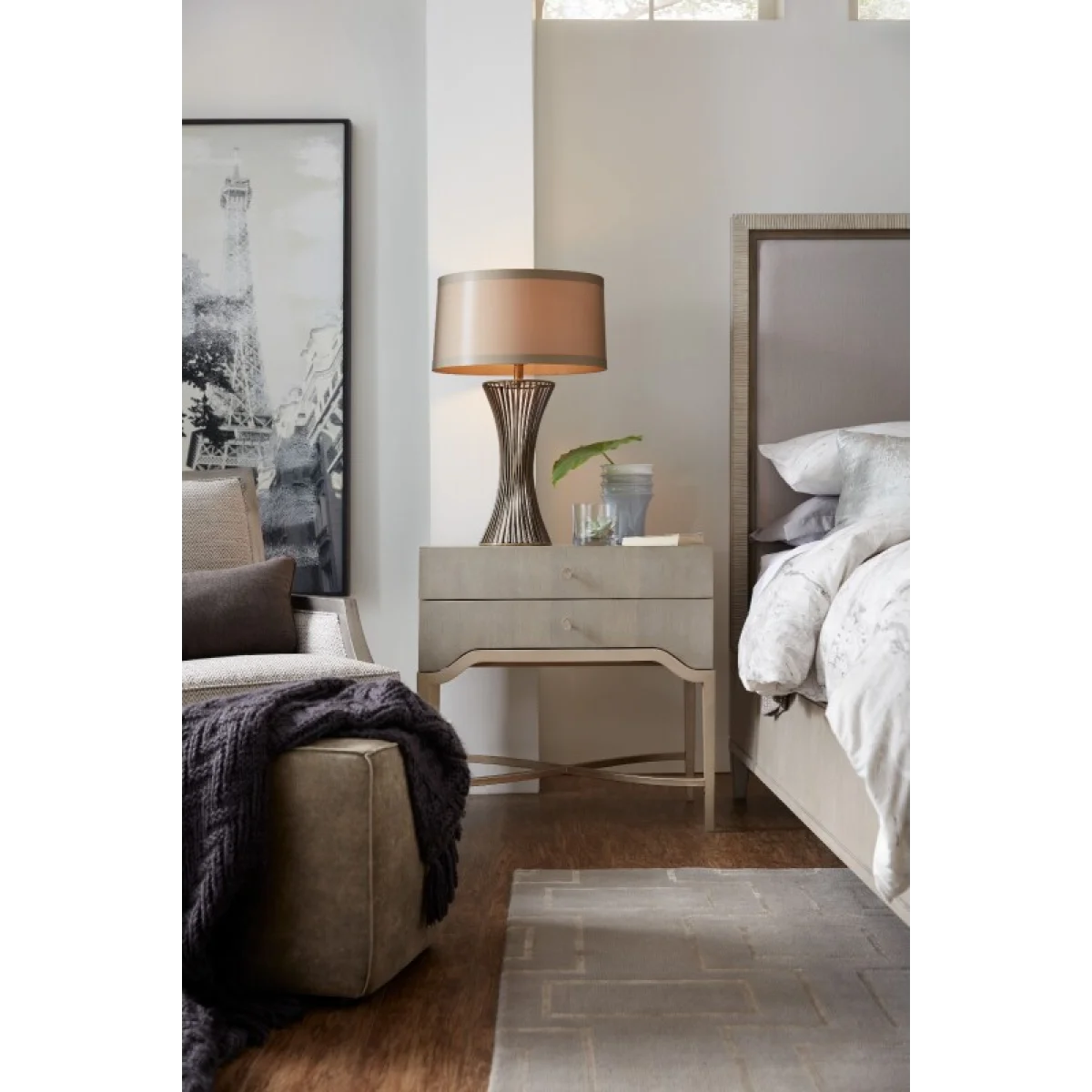 Elixir Two-Drawer Nightstand Nightstands Brown 7