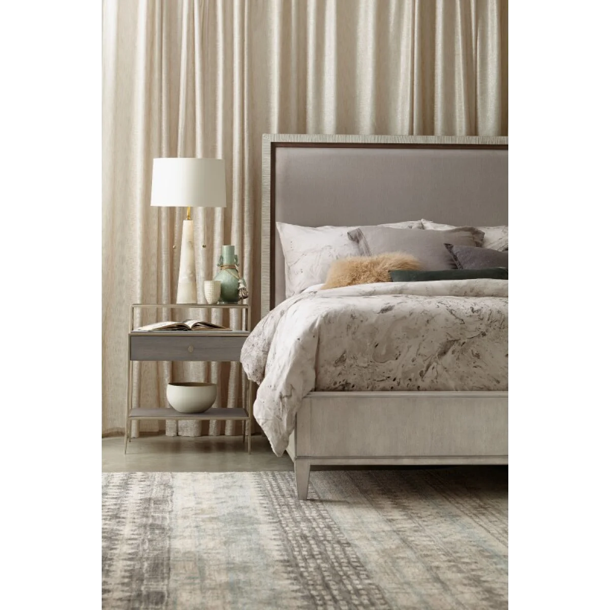 Bedroom Elixir 6/0-6/6 Upholstered Headboard Bed Parts Bed Parts 7