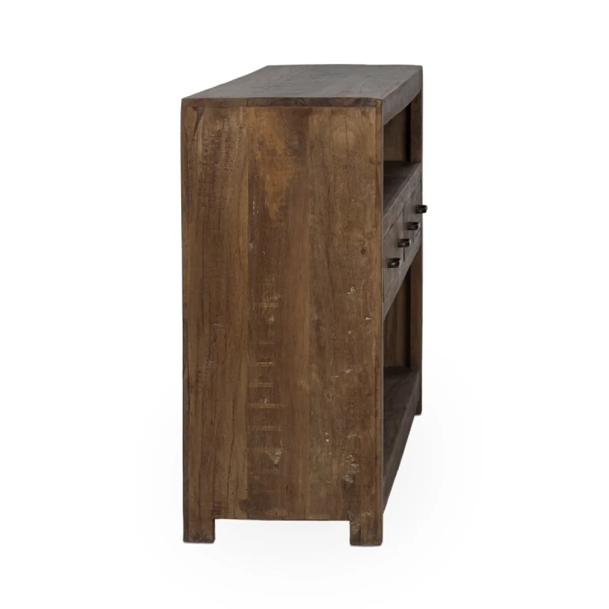 Mattai Reclaimed Wood 4dwr Console Console Tables Brown 7