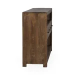 Mattai Reclaimed Wood 4dwr Console Console Tables Brown 17