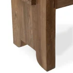 Marsa Reclaimed Wood Bench Chairs & Benches Brown 19