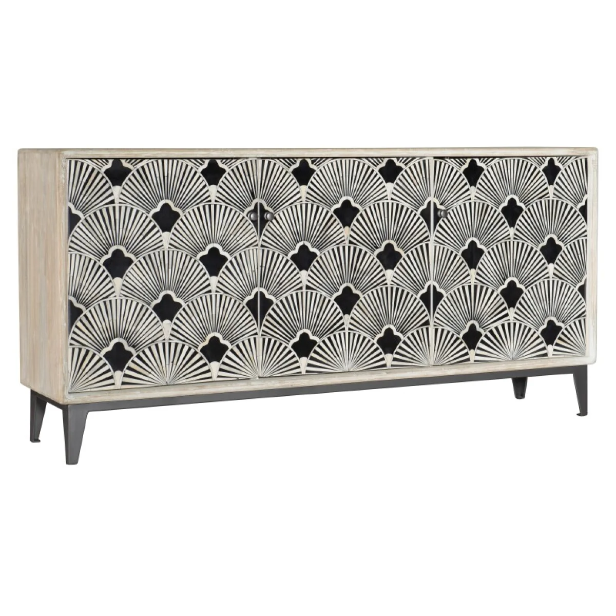 Commerce and Market 69in Entertainment Center Entertainment Stands Cream 4