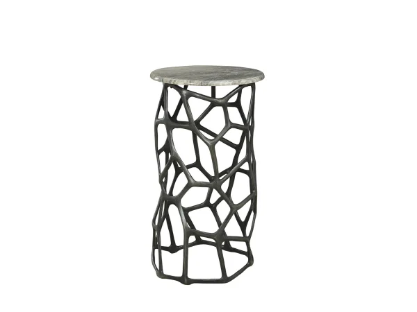 Tall Sebastian End Table End tables black