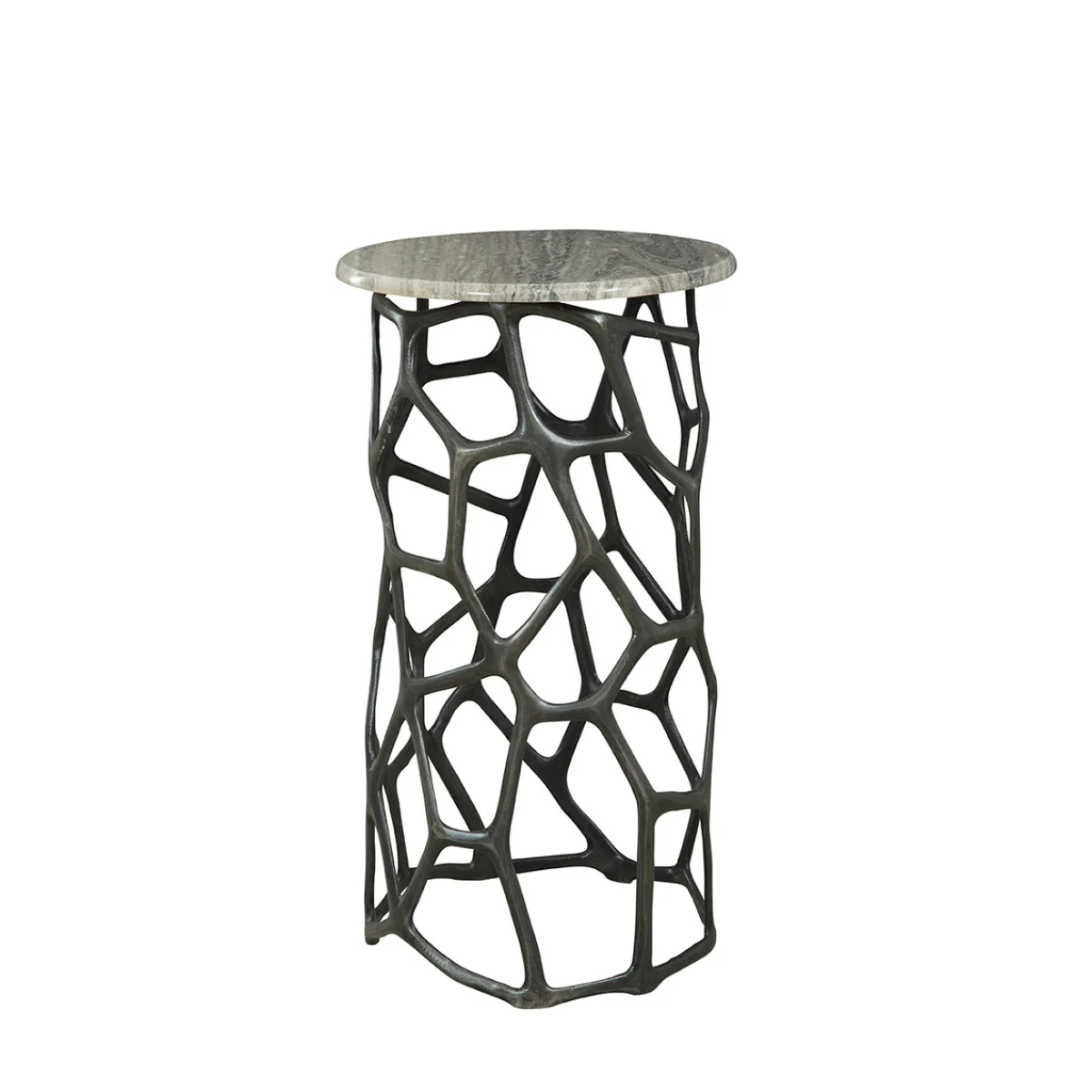 Tall Sebastian End Table End tables black 7