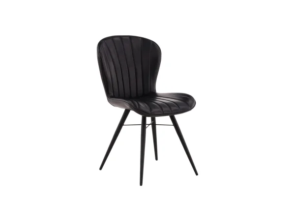 Black Peloso Side Chair Chairs & Benches black