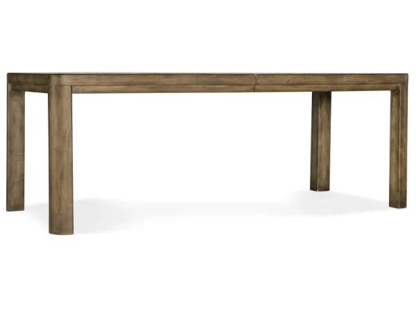 Sundance Rectangle Dining Table with 1-18in Leaf Dining Tables Brown