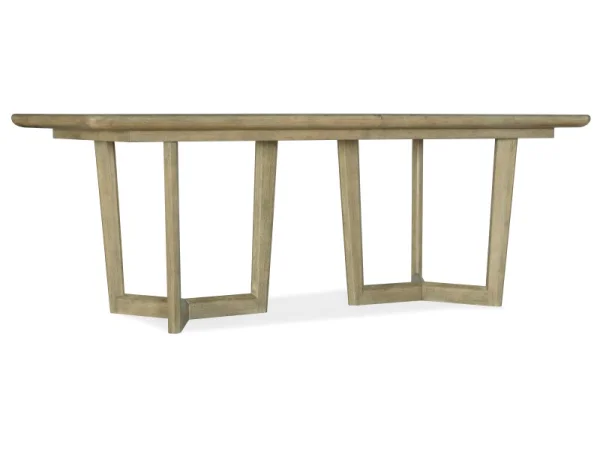 Surfrider Rectangle Dining Table with 2-18in Leaves Dining Tables Brown