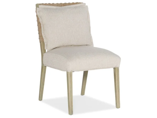 Surfrider Woven Back Side Chair Chairs & Benches Beige