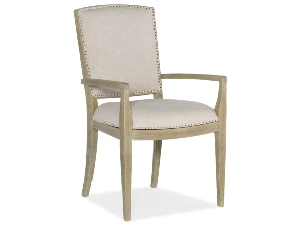 Surfrider Carved Back Arm Chair Chairs & Benches Beige