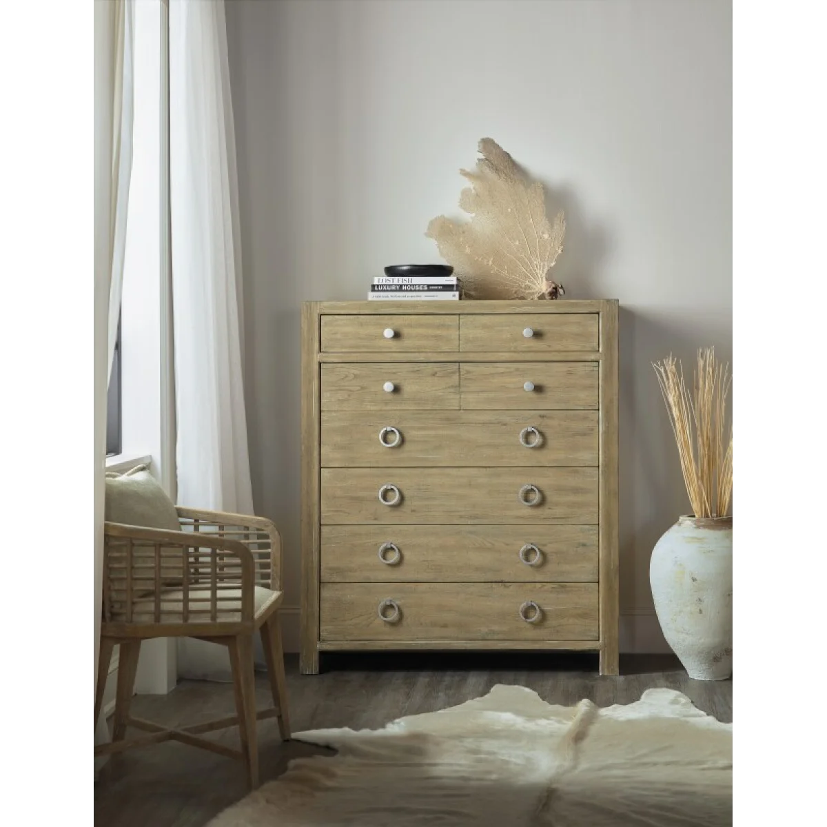 Surfrider Six-Drawer Chest Chests Brown 7