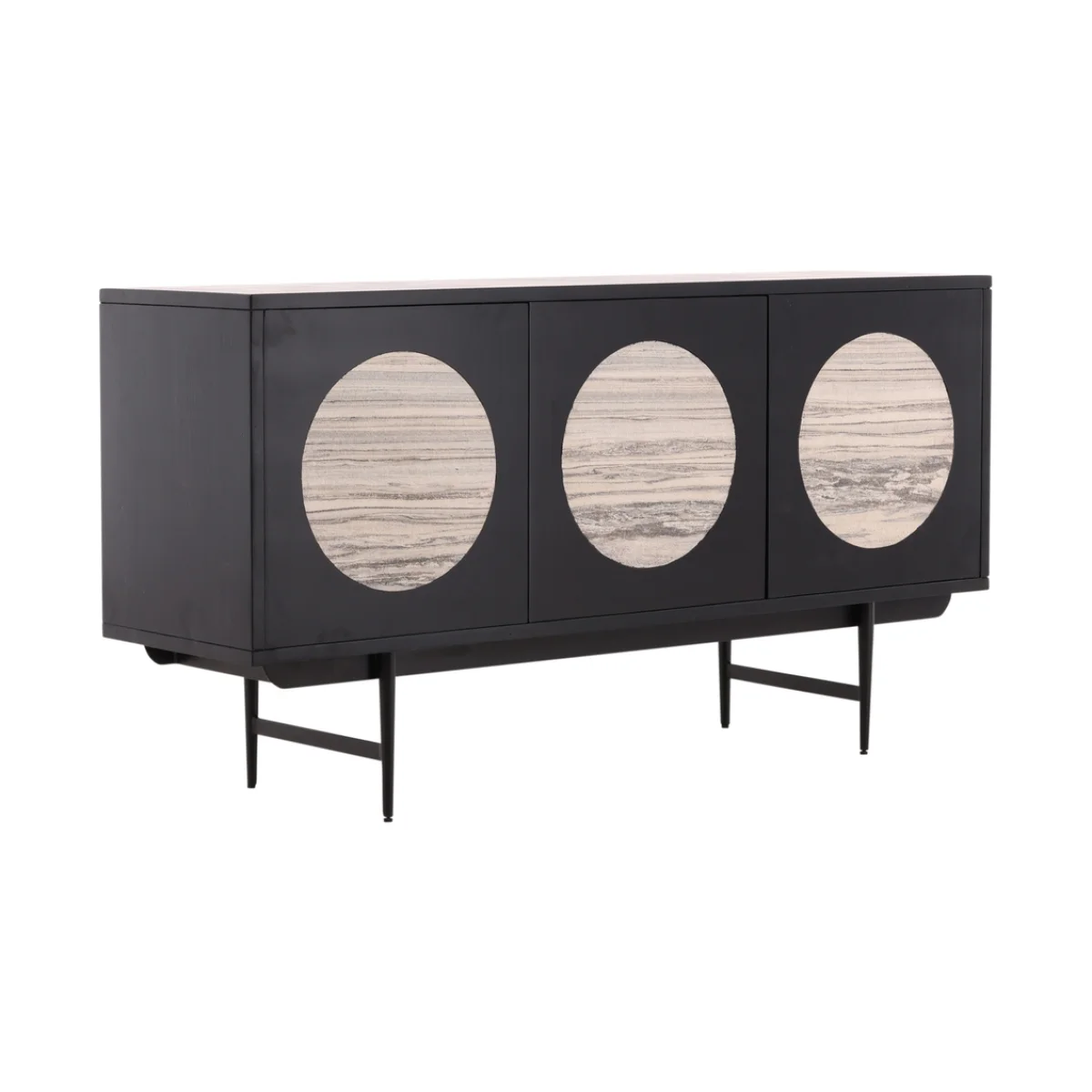 Atlas Sideboard Dining Storage black 4