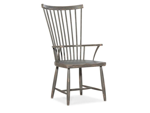 Alfresco Marzano Windsor Arm Chair Chairs & Benches Brown