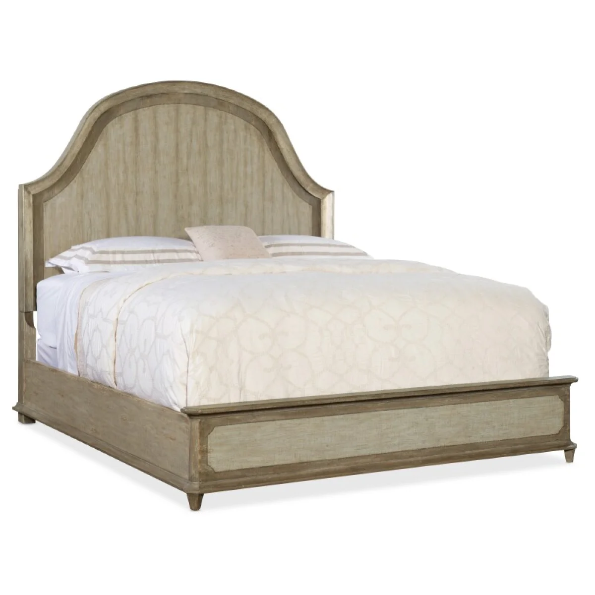 Alfresco Lauro King Panel Bed with Metal Beds Beds 4