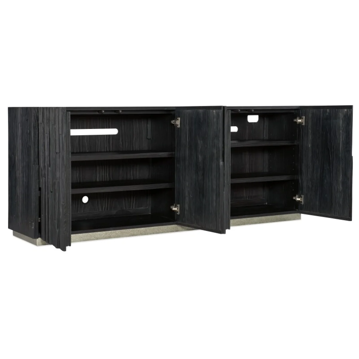 Chapman Shou Sugi Ban Entertainment Console Entertainment Stands black 7