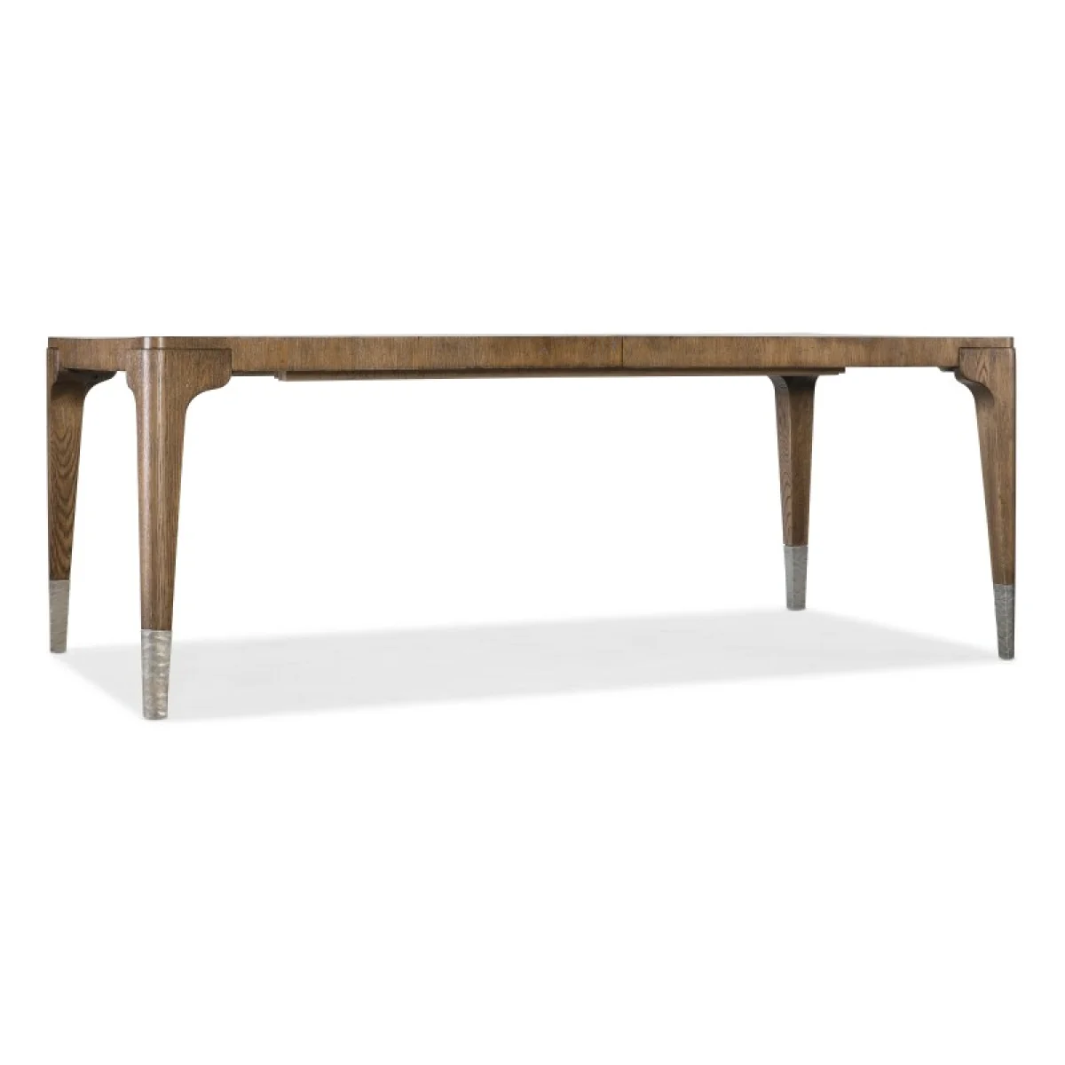 Chapman Leg Table with 1-24 in Leaf Dining Tables Brown 4