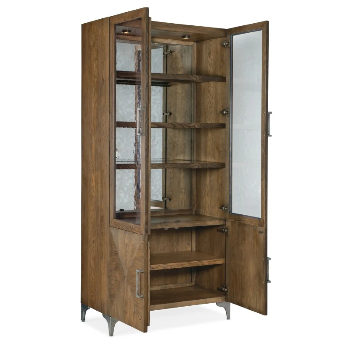Chapman Display Cabinet Dining Storage Brown 7