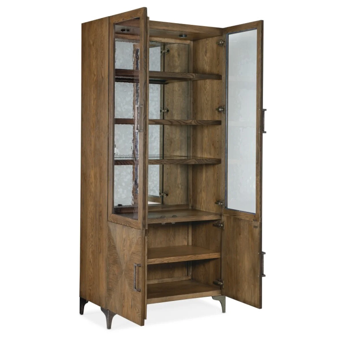 Chapman Display Cabinet Dining Storage Brown 8