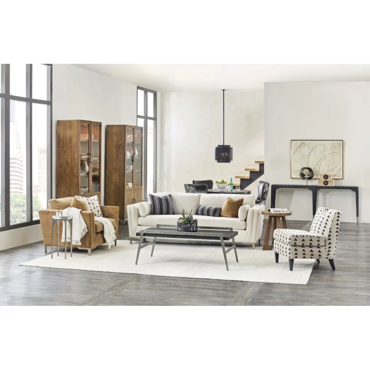 Chapman Display Cabinet Dining Storage Brown 14