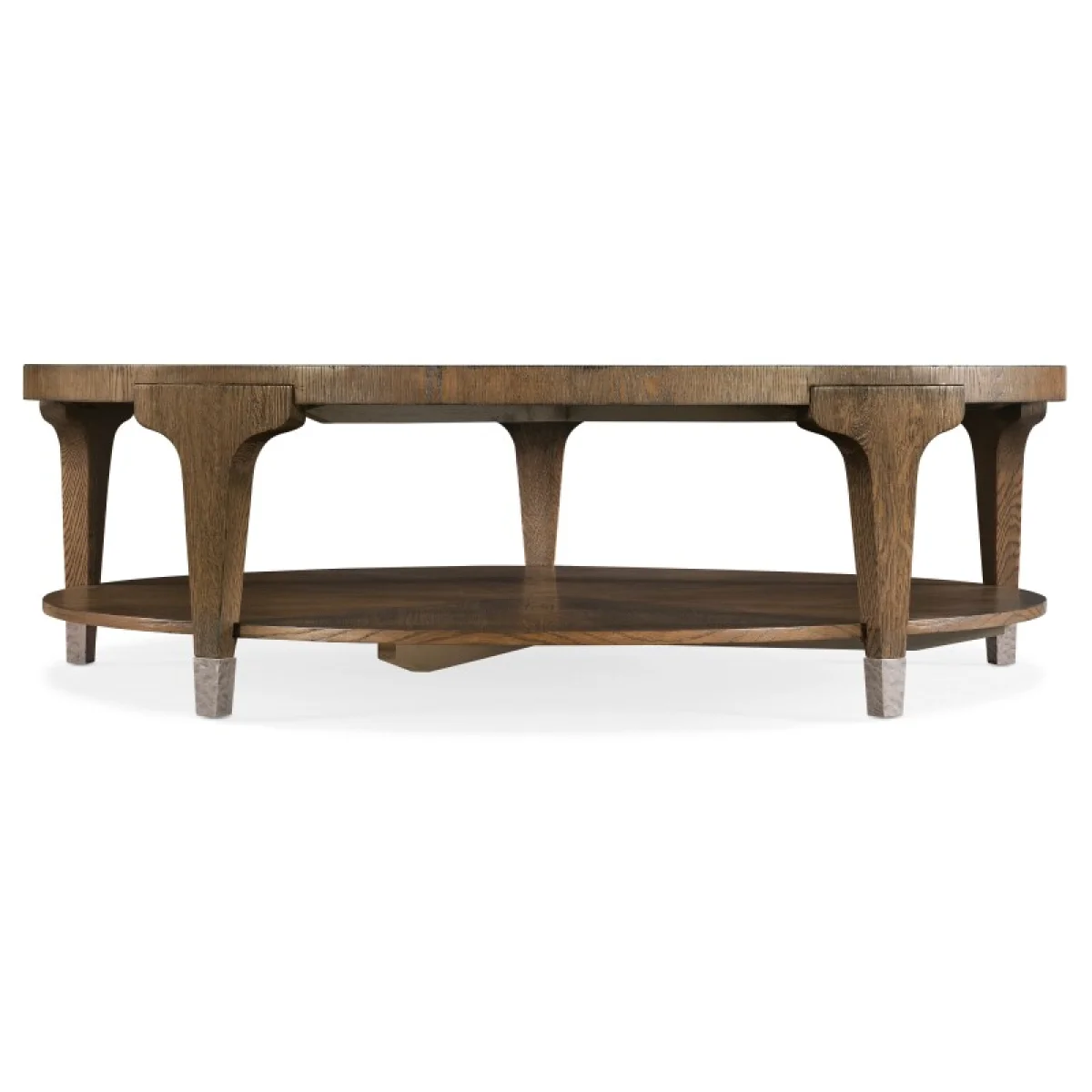 Chapman Round Cocktail Table Cocktail & Coffee Tables Brown 4