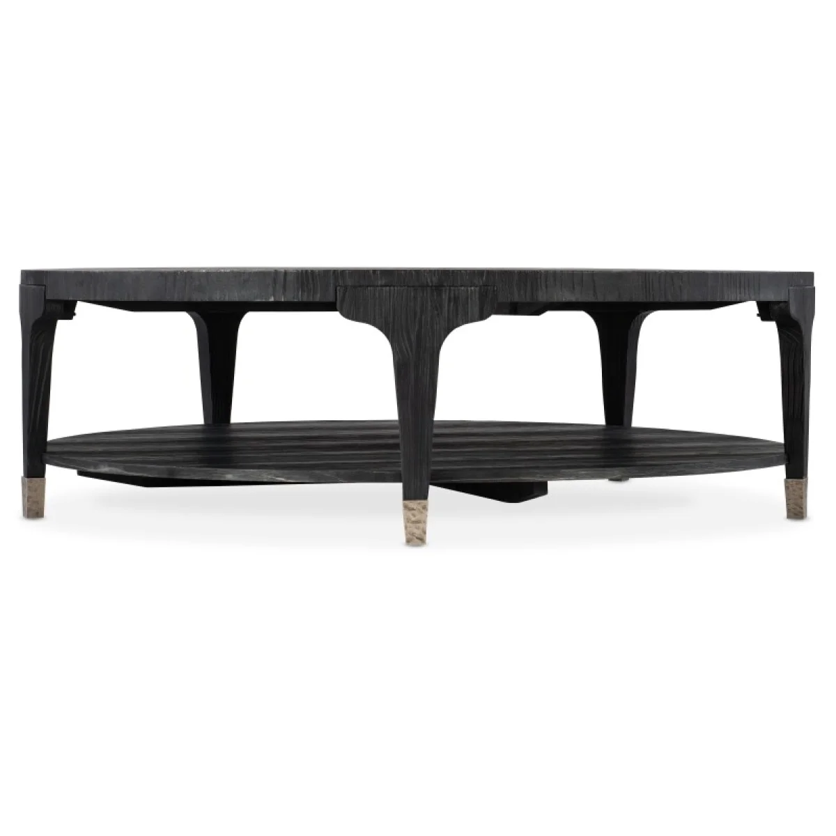 Chapman Shou Sugi Ban Round Cocktail Table Cocktail & Coffee Tables black 4