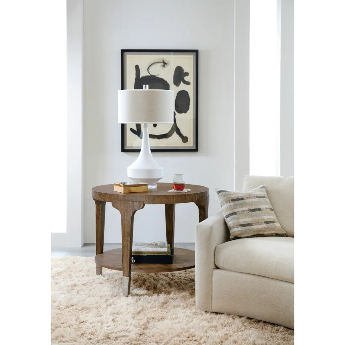 Chapman Round Side Table End tables Brown 8