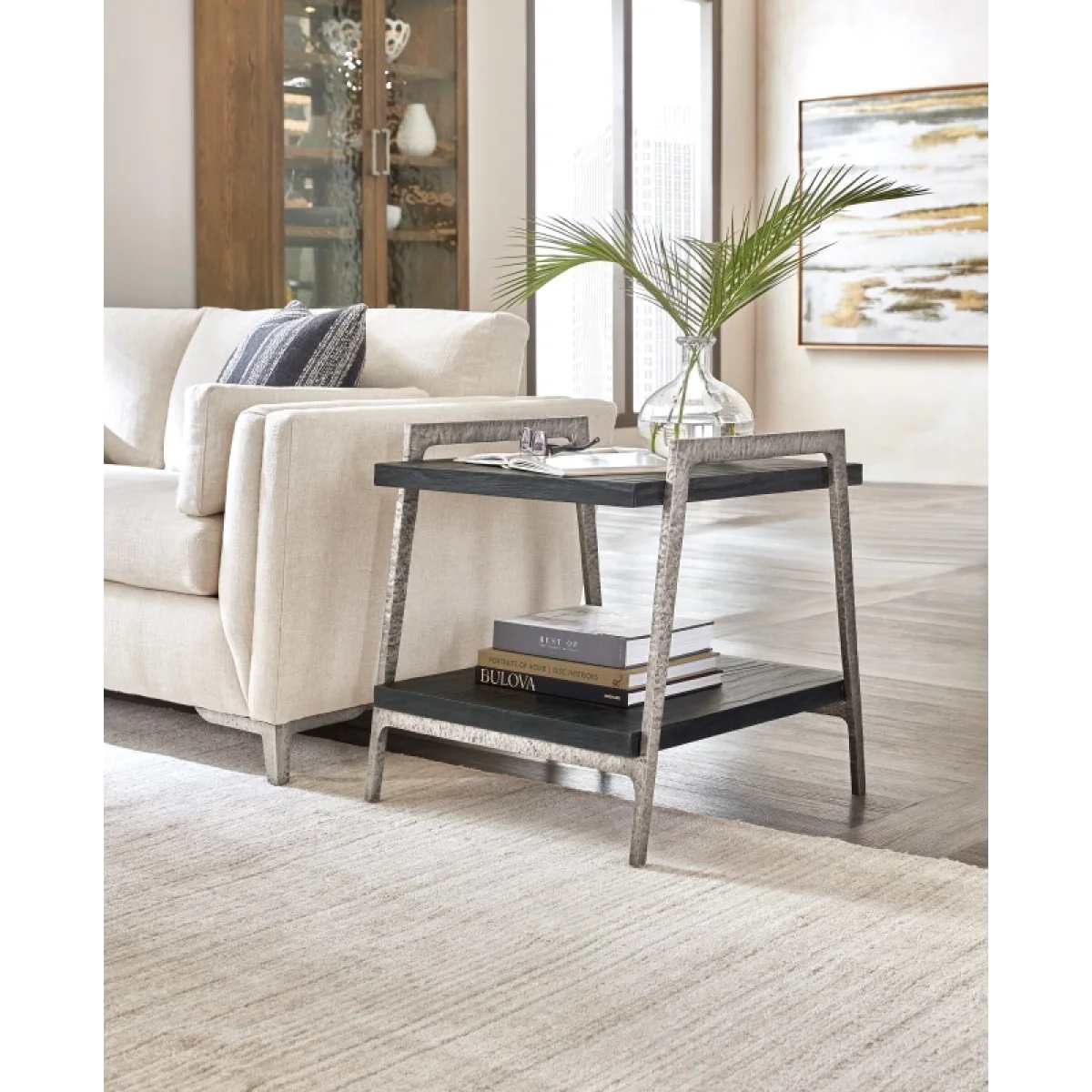 Chapman Shou Sugi Ban End Table End tables black 7