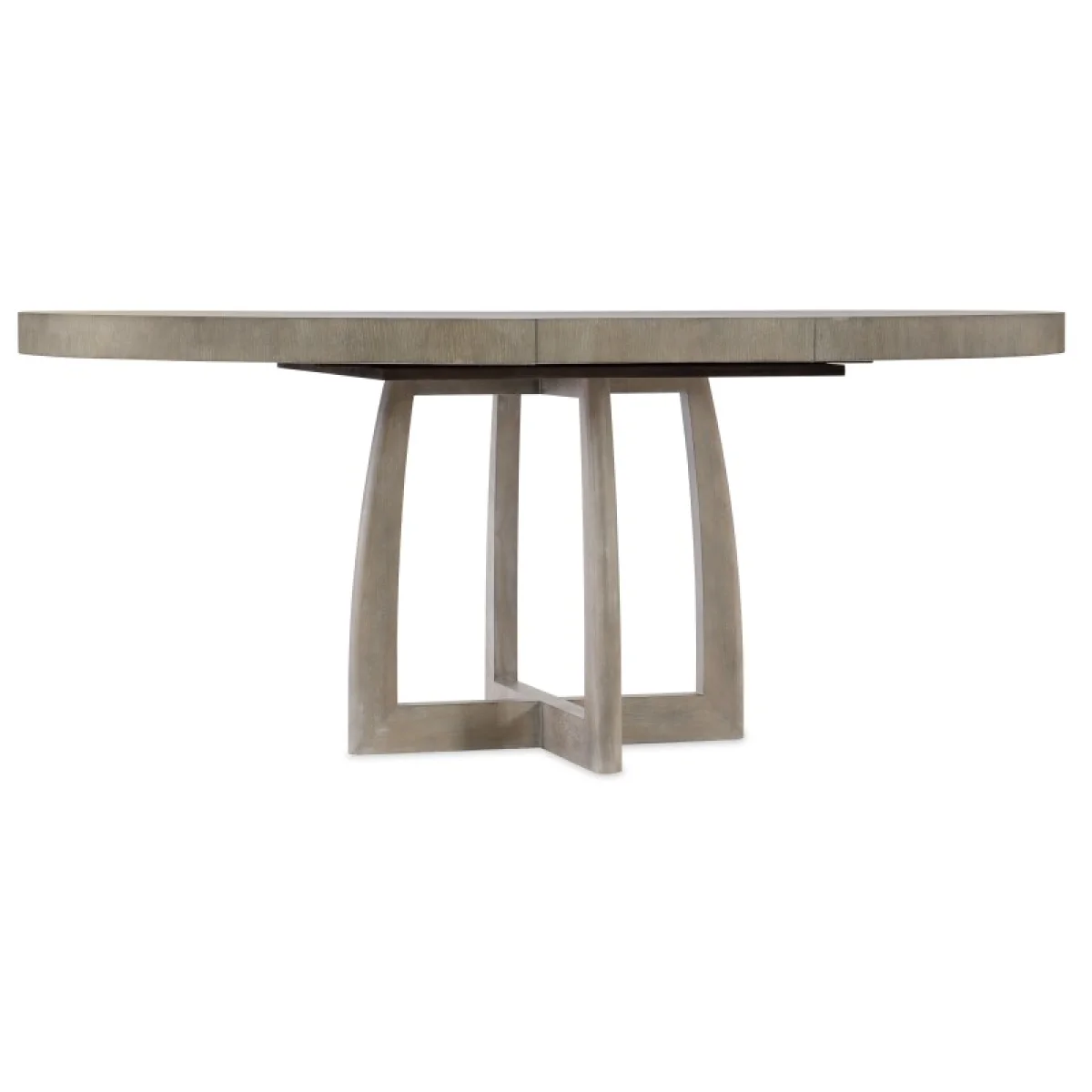 Affinity 48in Round Pedestal Dining Table with 1-18in Leaf Dining Tables Dining Tables 6
