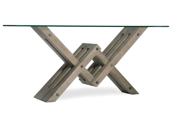 Affinity Glass Top Accent Console Console Tables Console Sofas