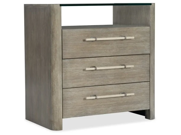 Affinity Leg Nightstand Nightstands Gray 21