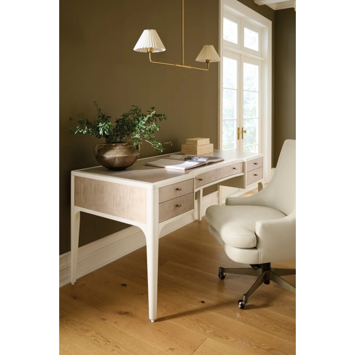 Hera Writing Desk Desks Cream 12
