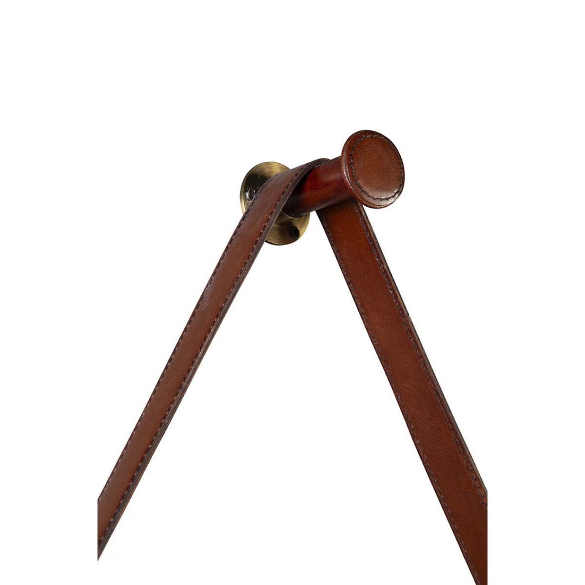 Milo Round Hanging Mirror Mirrors Brown 7