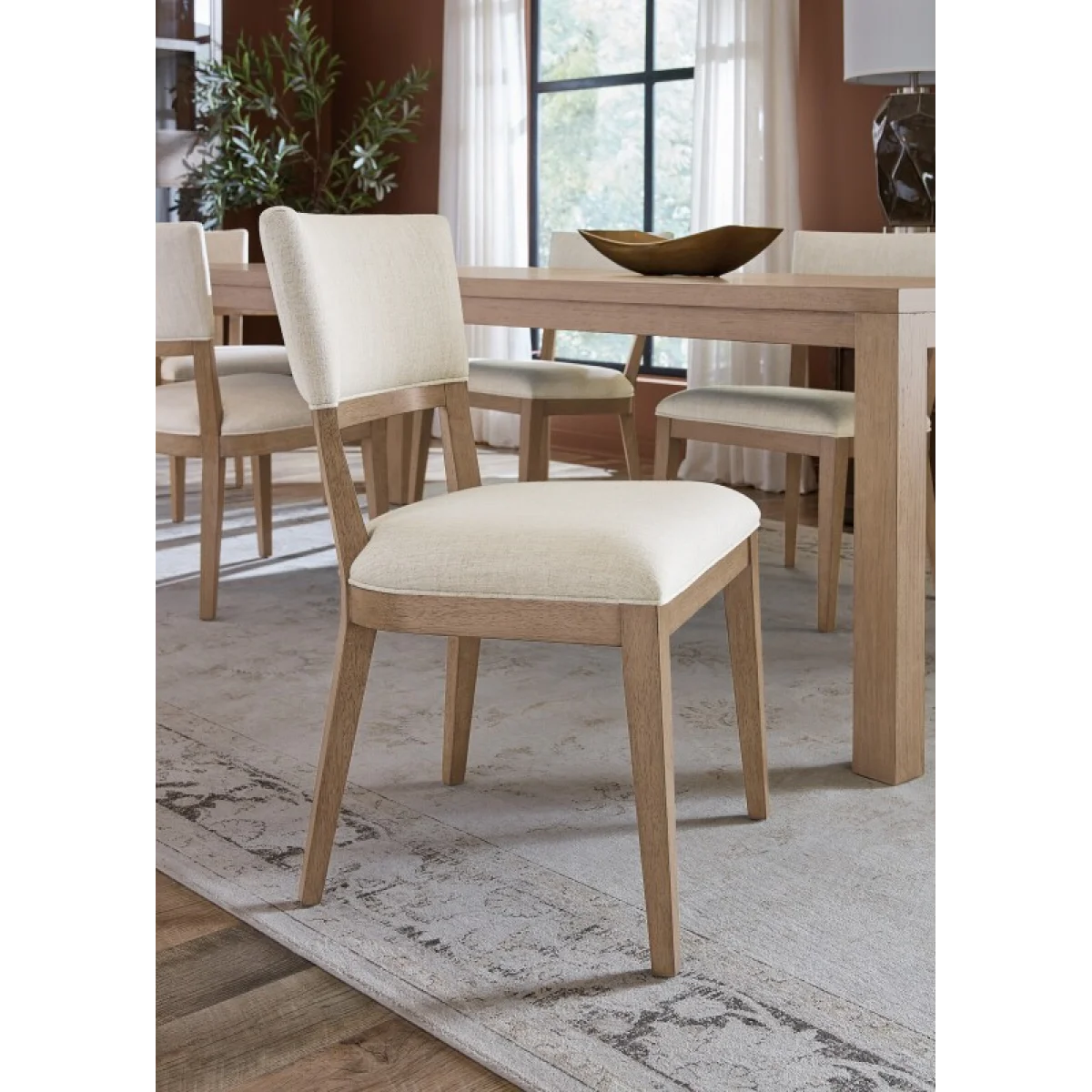 Sonnet Upholstered Side Chair Chairs & Benches Beige 9