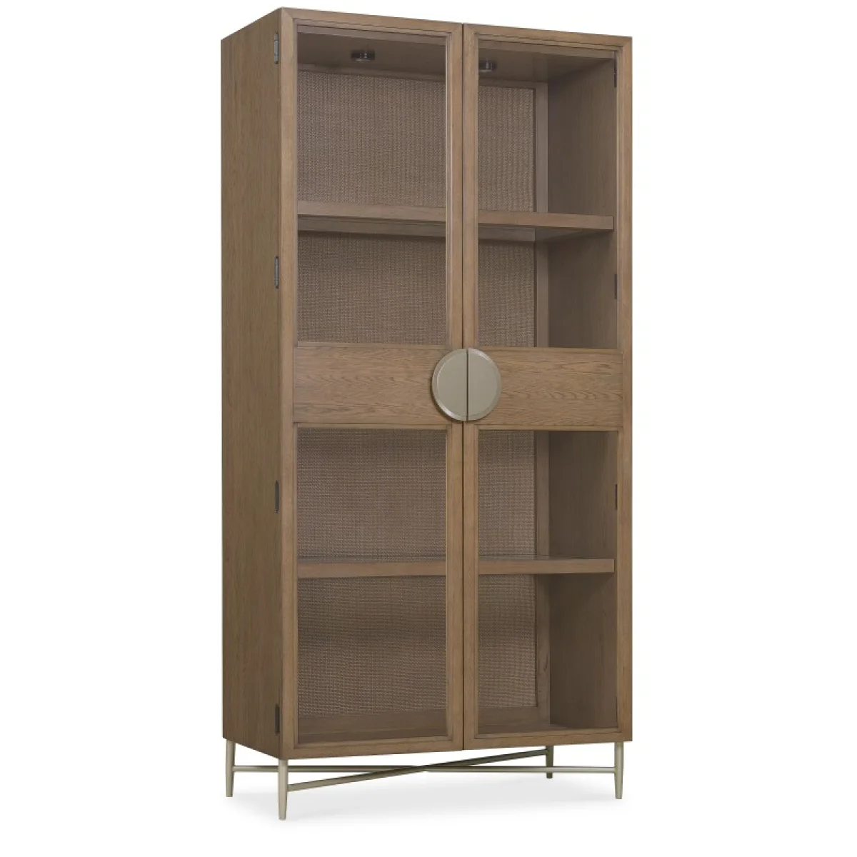 Sonnet Display Cabinet Dining Storage Brown 7