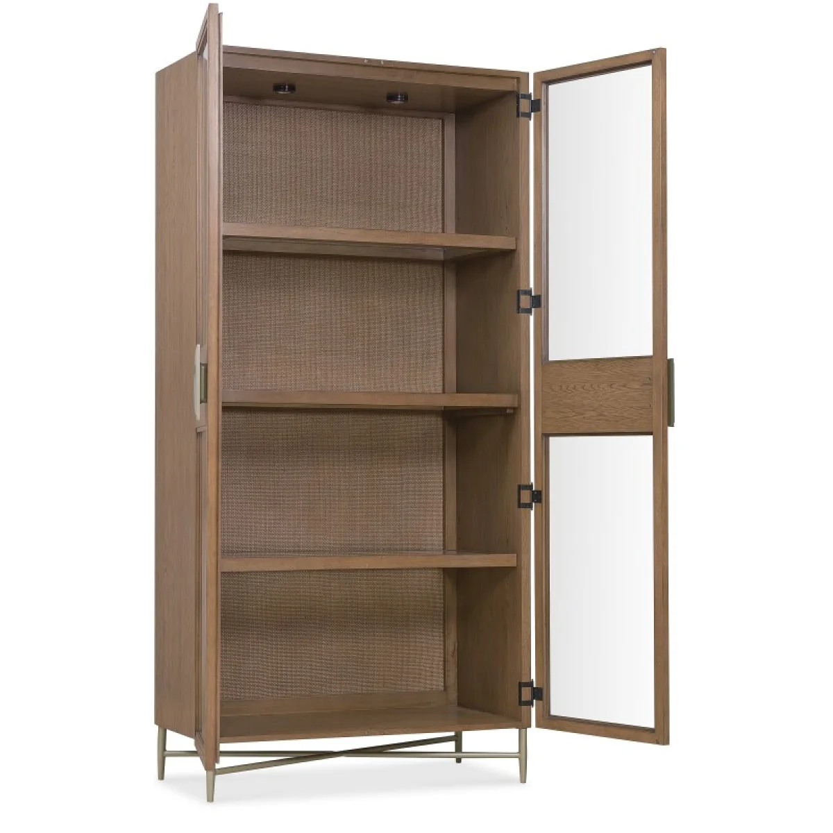 Sonnet Display Cabinet Dining Storage Brown 8