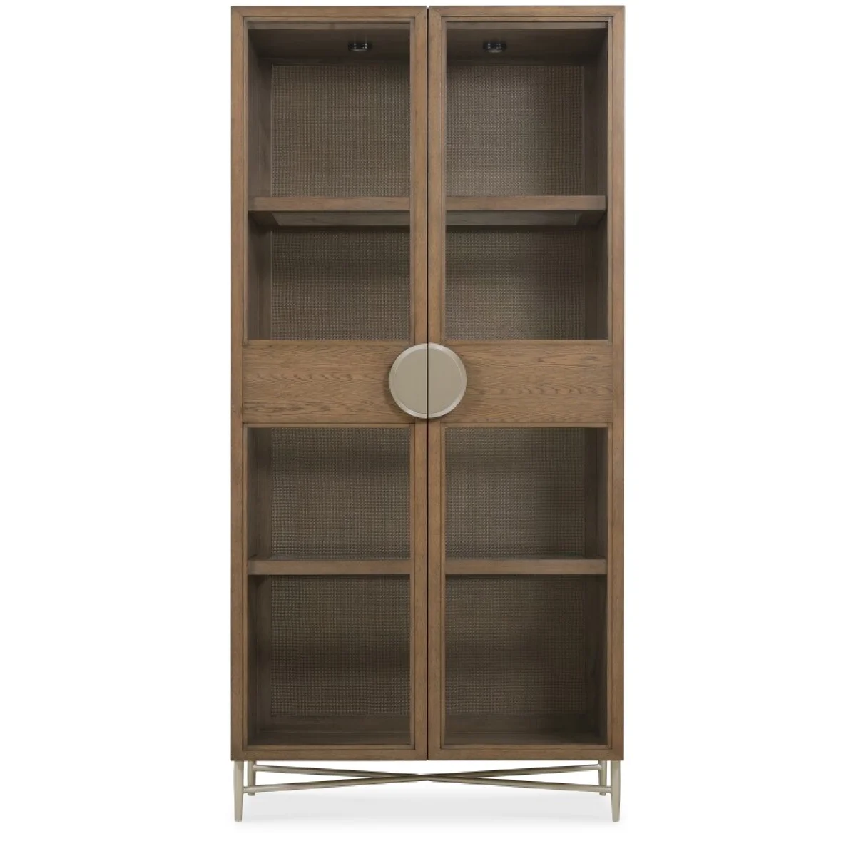 Sonnet Display Cabinet Dining Storage Brown 10