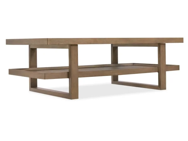 Sonnet Rectangle Cocktail Table Cocktail & Coffee Tables Brown