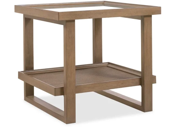 Sonnet Round Side Table End tables Brown 12