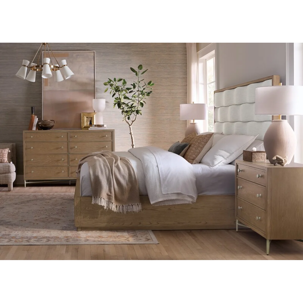Sonnet Queen Upholstered Bed Beds Beds 8