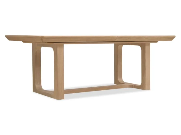 Banyon Bay Rectangle Dining Table with Two 20-inch Leaves Dining Tables Brown
