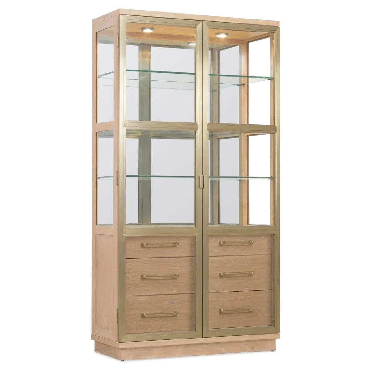 Banyon Bay Display Cabinet Dining Storage Brown 4